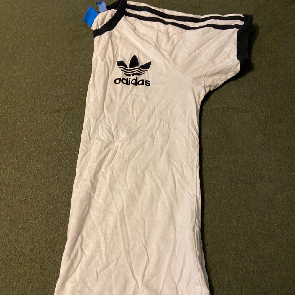 Don’t wear anymore black and white size small adidas shirt